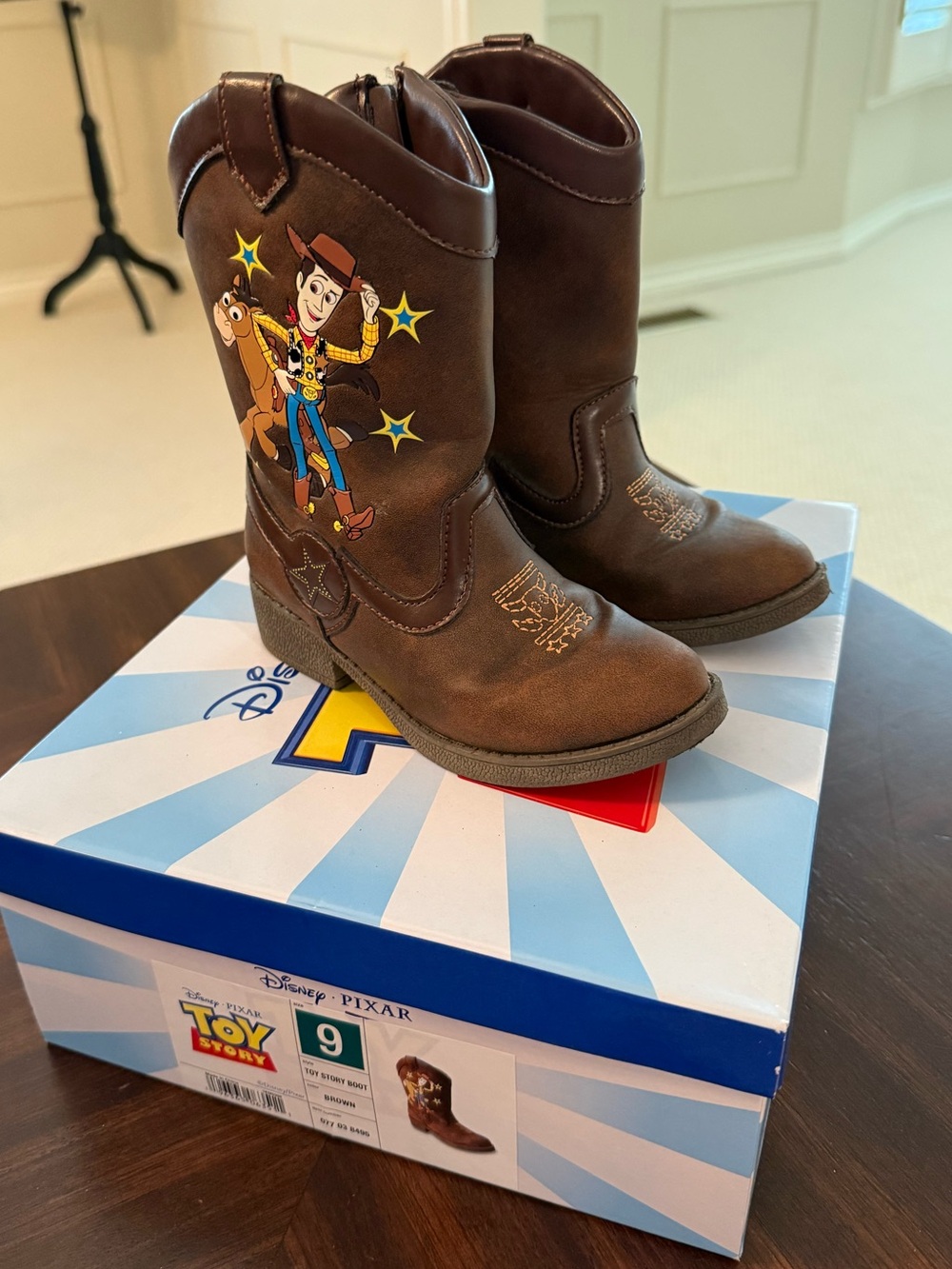 Toddler Toy Story Boots - Woody Western Style - Picture 2 of 7